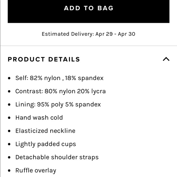 Shoshanna festival cherry sexy flounce bikini Top - Picture 6 of 6